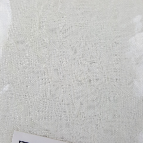 Crushed Voile Sheer Curtain Panel - Ivory - Picture 2 of 8